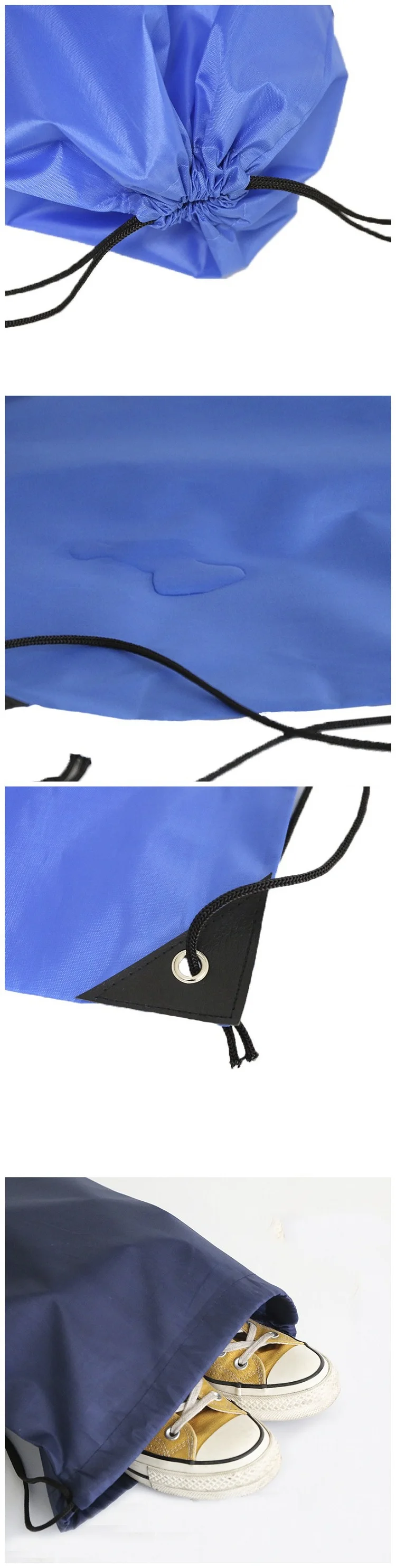 Wholesale Factory Polyester Custom Gym Drawstring Bag Backpack Sports Drawstring Bag