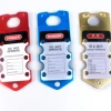 customized color durable Aluminum Lockout Hasp security locks durable ball valve lockout