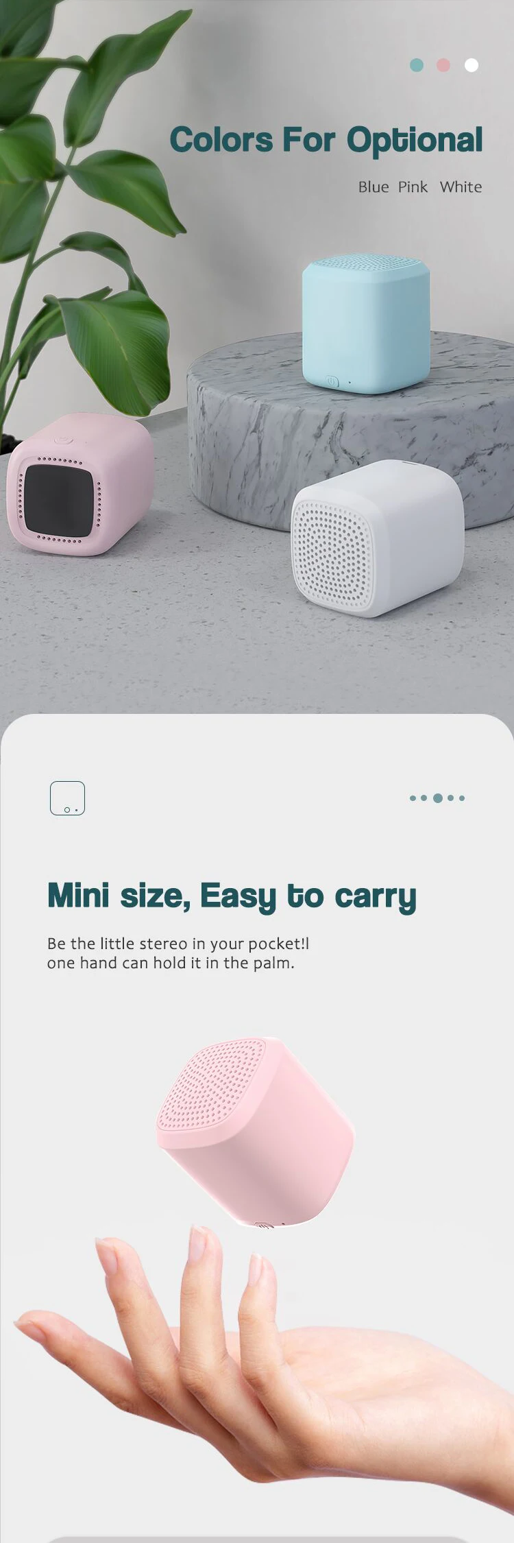 Amazon hot sale Portable macaron mini inpod little fun tws Wireless Stereo Speaker smart waterproof blue-tooths hifi bt speaker - ANKUX.COM