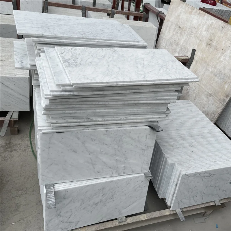 product italy bianco carrara white marble custom tile sheet full body natural stone outdoor application bathroom floor stone cladding-1