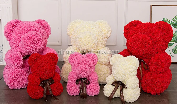 rose bear 70cm