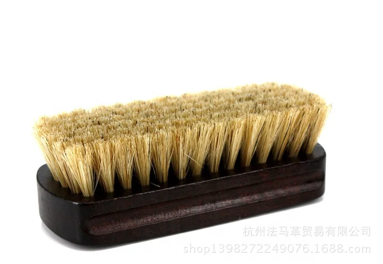 High quality 100% horse hair shoe brush