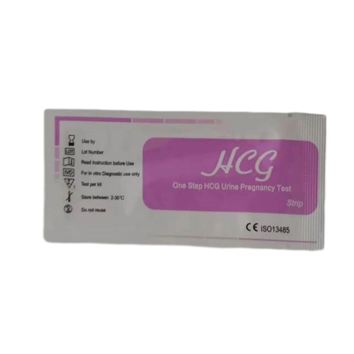 Medical Disposable 1 Step Quick Check 2.5mm Personal Urine HCG Pregnancy Test Strip(Urine) HCG factory