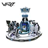 2019 Virtual Reality Simulation Rides Children Interactive Game Machine 4 Player VR Amusement Rides