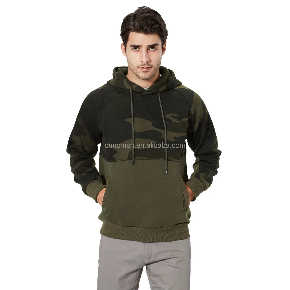Custom Camo Hoodies Men Wholesale Camouflage Hoodie Cotton Men Gym