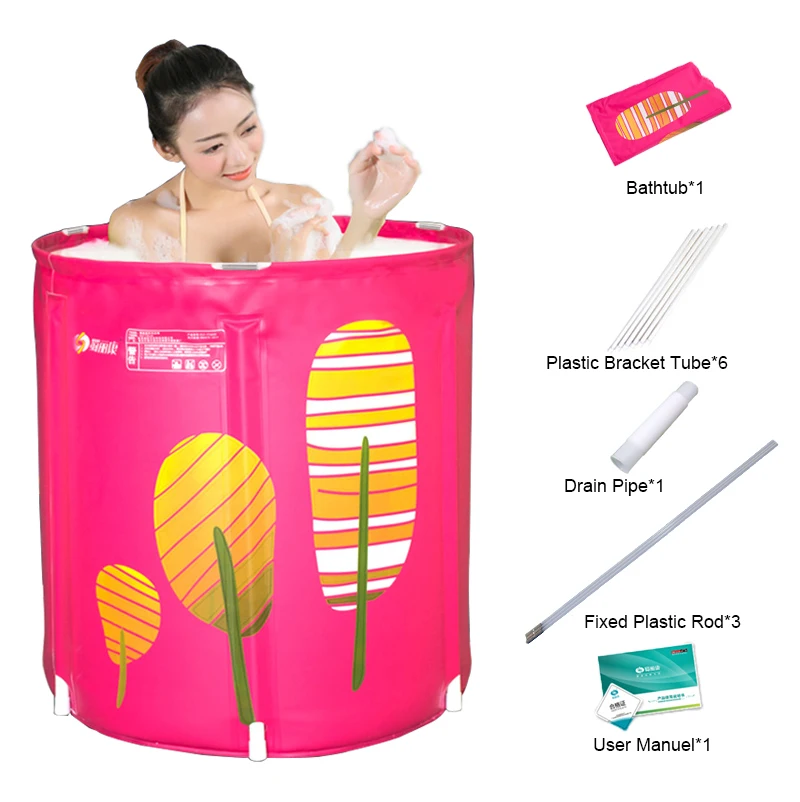 2020 New Arrival PVC Folding Portable Bathtub Bathroom Bath Tub