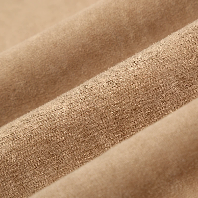 high quality 100% polyester waterproof suede fabric for jacket