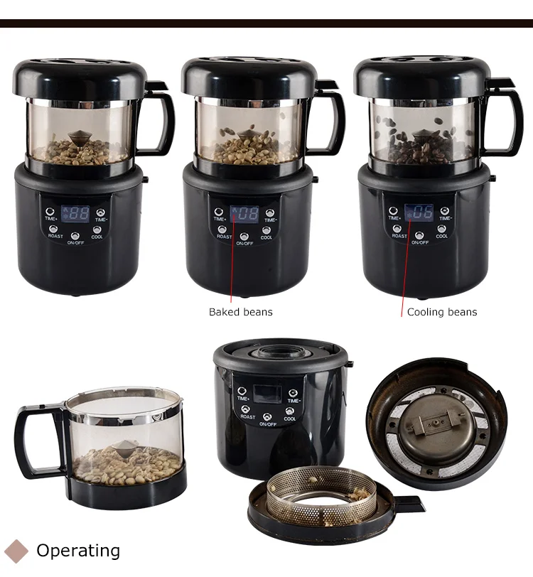 CAFEMASY Home Use 80g CB/CE Small Air Coffee Bean Roasting Machine Coffee Roaster Machine