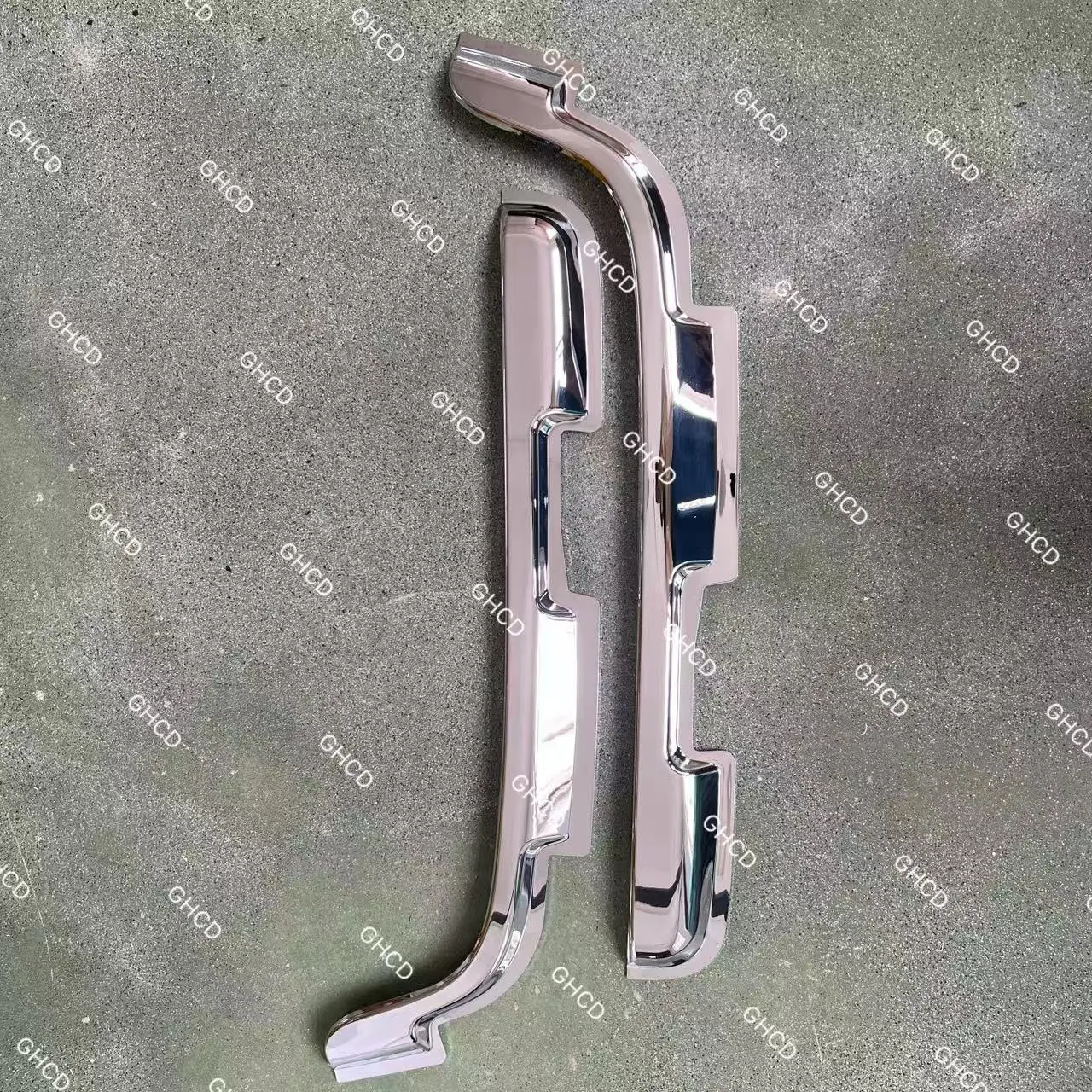 nissan japanese truck sun visor chrome plated holes new plastic-5