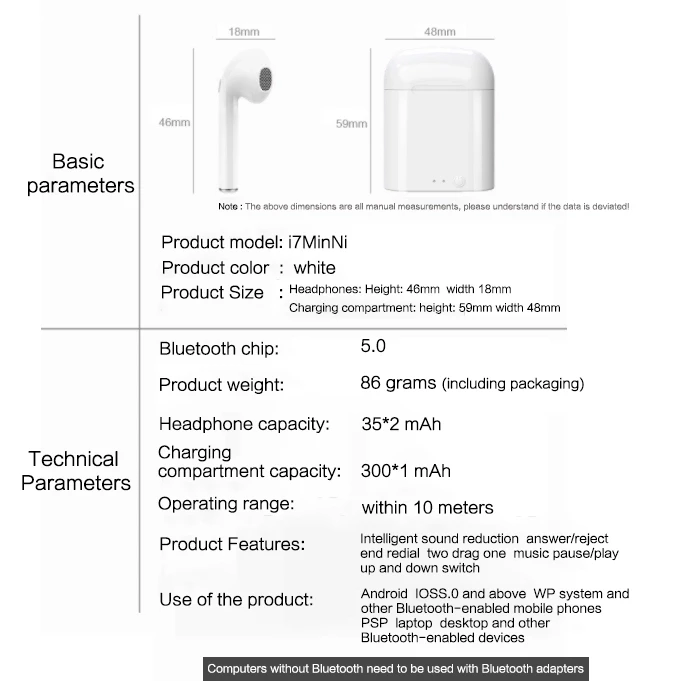 Factory direct In-Ear Sport Wireless Tws Earbuds 5.0 Blue tooth Earphones - ANKUX.COM