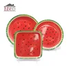 3pcs Restaurant home plastic melamine-tainted fruit plate set