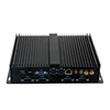 intel Fanless mini Embedded IPC support j1800 processor 6*com mini pc with onboard dual Gigabit Ethernet support SATA/EMMC