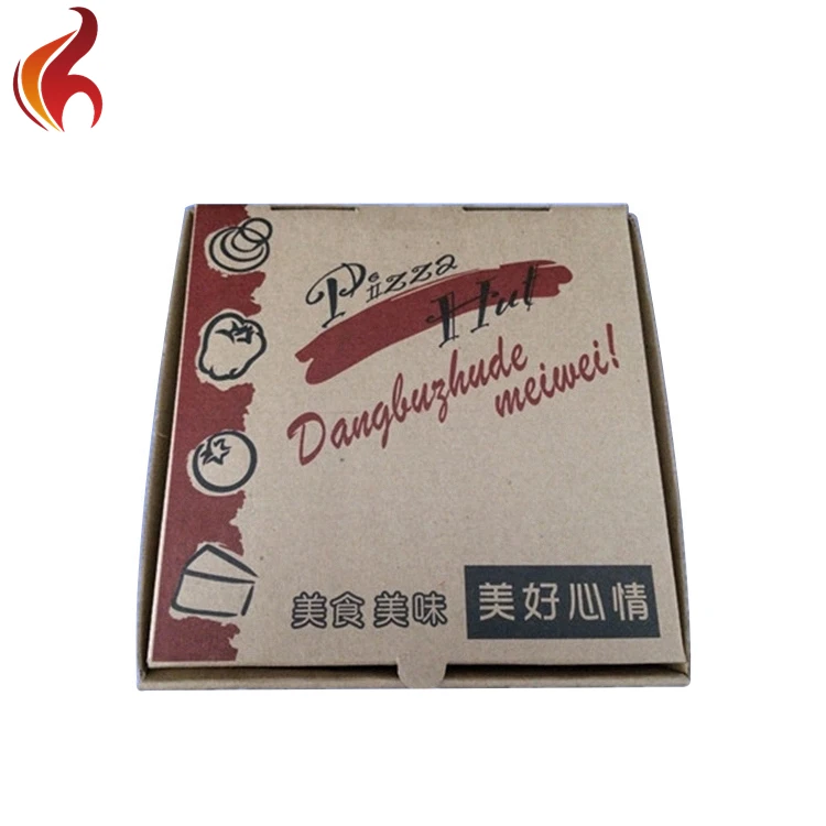 Lebensmittel Kraft Gedruckt Papier Box Lebensmittel Verpackung Philippinen Pizza Werkzeuge Für Vorlage