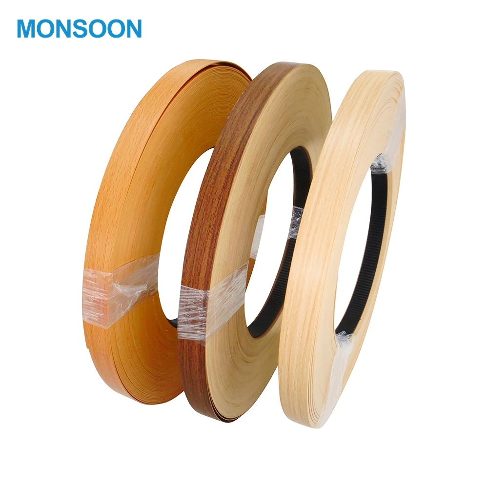 Mdf Edge Banding Tape Wood Grain Glossy Plastic Pvc Coextruded Edge Banding Strip Profile Buy