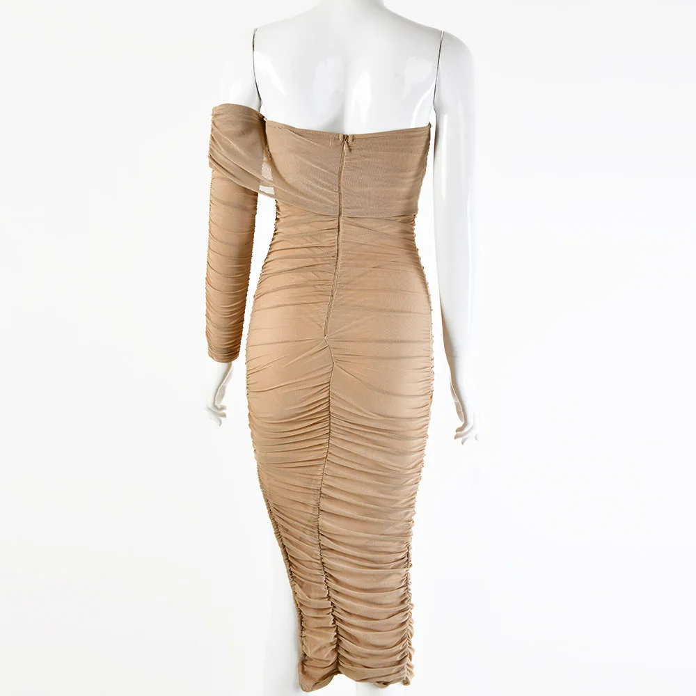 Buy wholesale high quality taobao agent vintage evening party lady woman backless dress