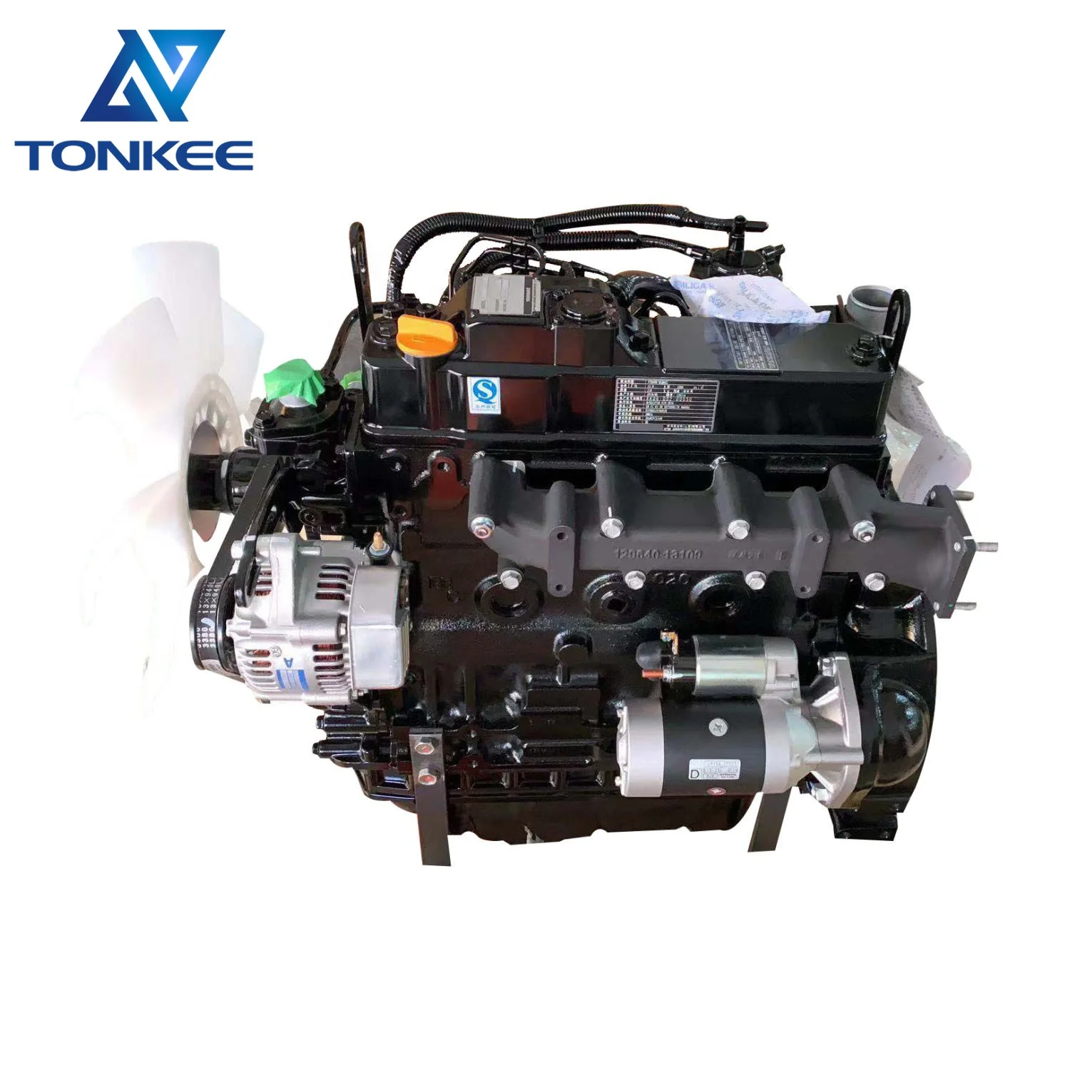 heavy machinery parts 4TNV88-BSBKCC 4TNV88-BPYBE complete diesel engine assy 4TNV88 diesel engine assembly without turbo (7).jpg