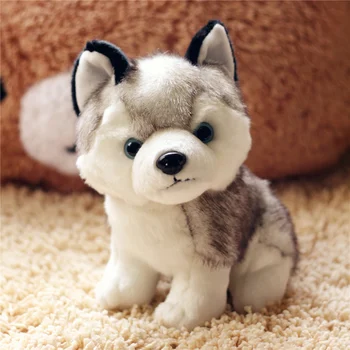 fluffy dog plush