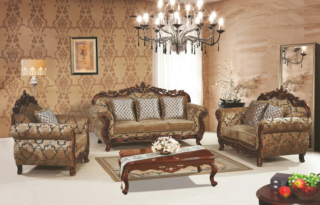 奶油色 1   2   3 座豪华椅子客厅布艺沙发套