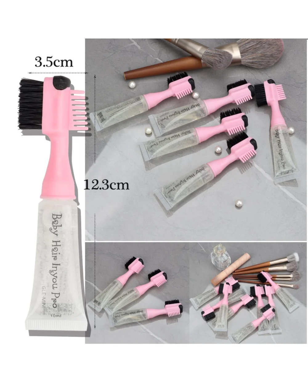 Baby Hair Edges Brush For Black Women 3 In 1 Baby Hair Inyou Pro