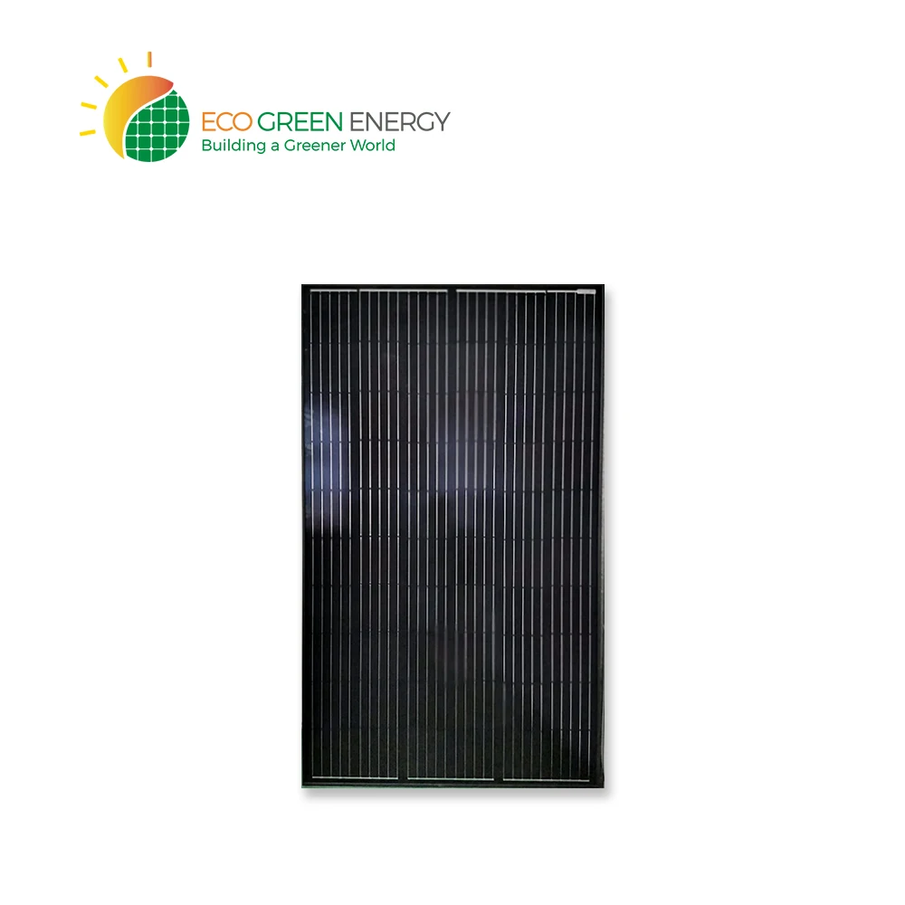 Eco Green Energy 60 cells 5BB Monocrystalline Solar PV modules Full Black 320w 325w 330w solar panels