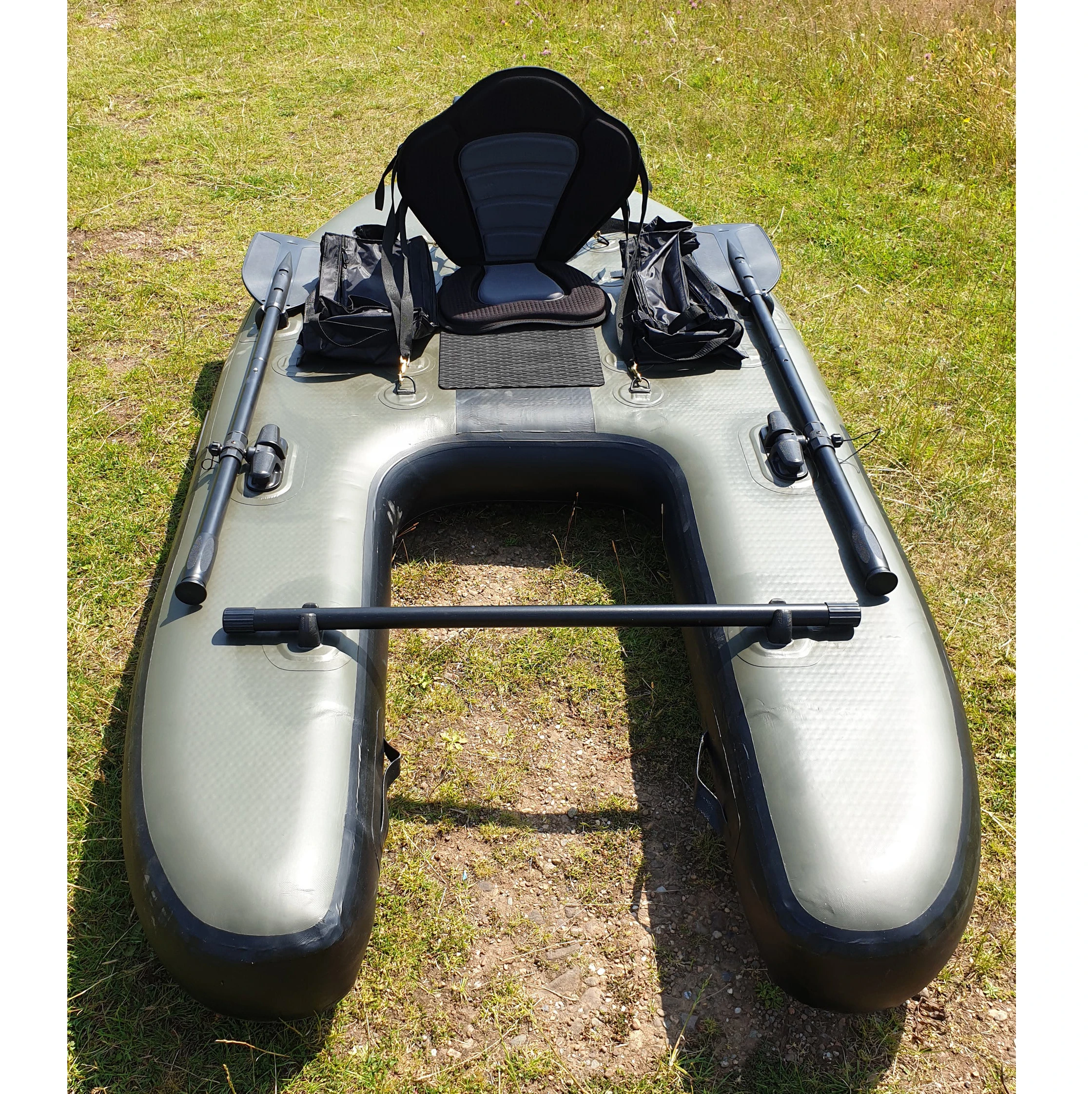 Only Float One-Person Fishing Watercraft Inflatable Belly Boat Inflatable Float ...