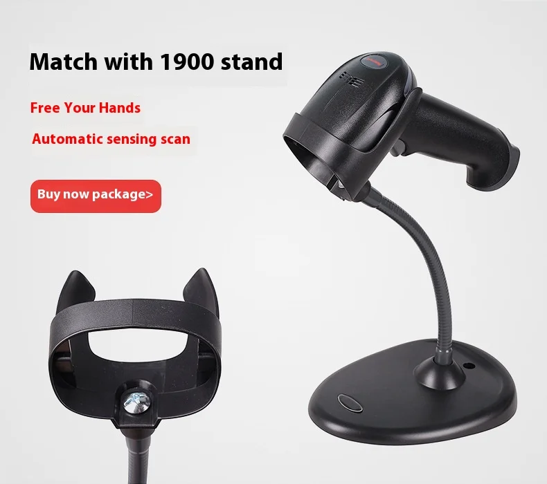 Honeywell 1900GHD Wireless QR Code Barcode Scanner USB Interface Stock Product Honeywell Xenon 1900 Scanner Barcode Scanner