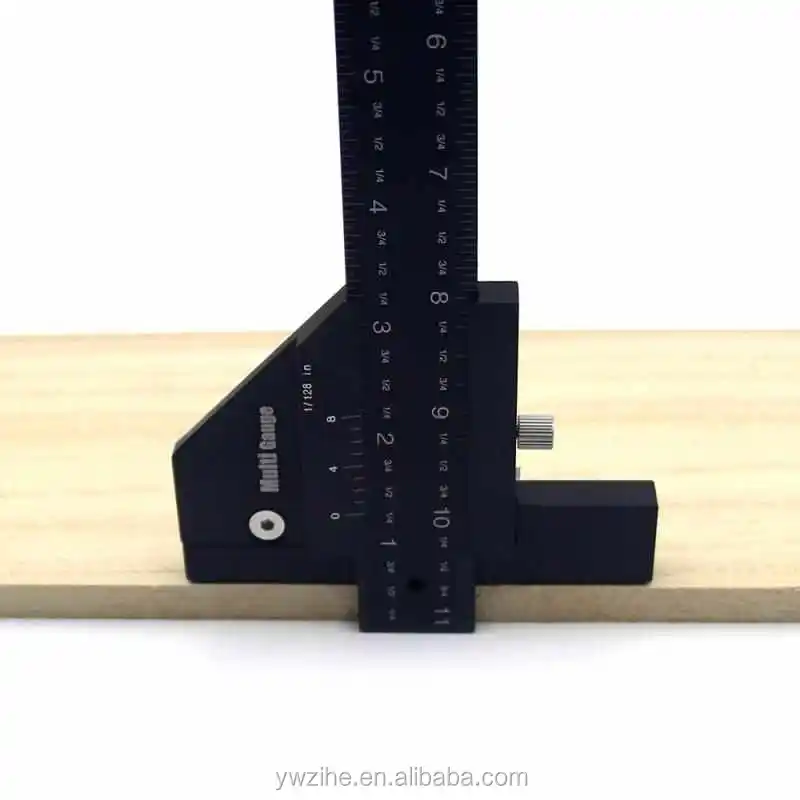 Woodworking Multi DIY Gauge Ruler T-Type Square Ruler 300mm Ultra Precision