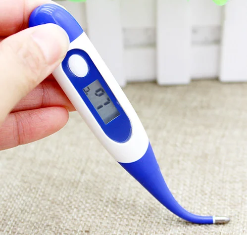 Thermometer Digital Electronic Waterproof Clinical Thermometer Soft Tip Oral Thermometer for Baby Infant Children