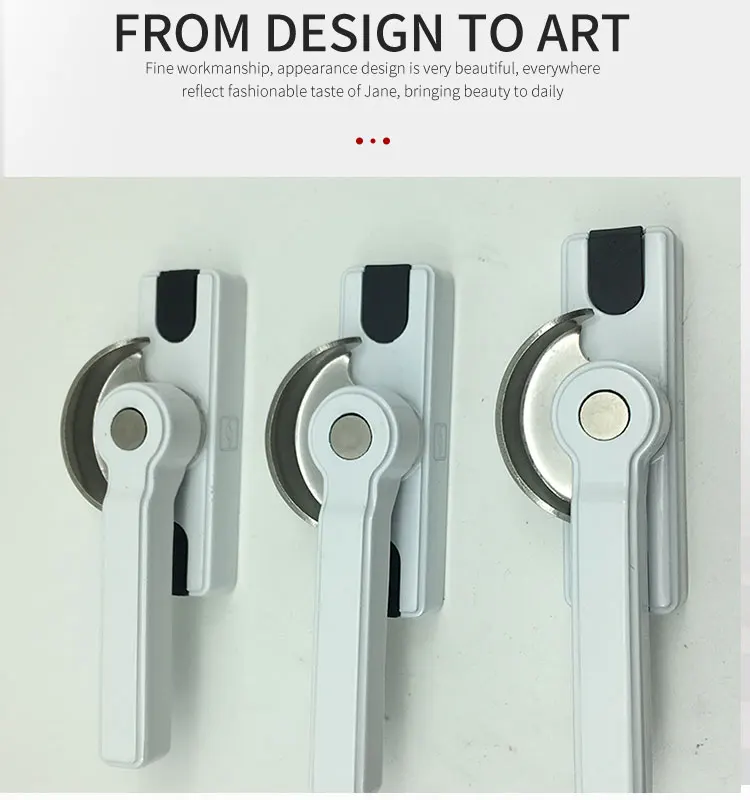 Best Price Aluminium sliding moon shaped window crescent lock for South America