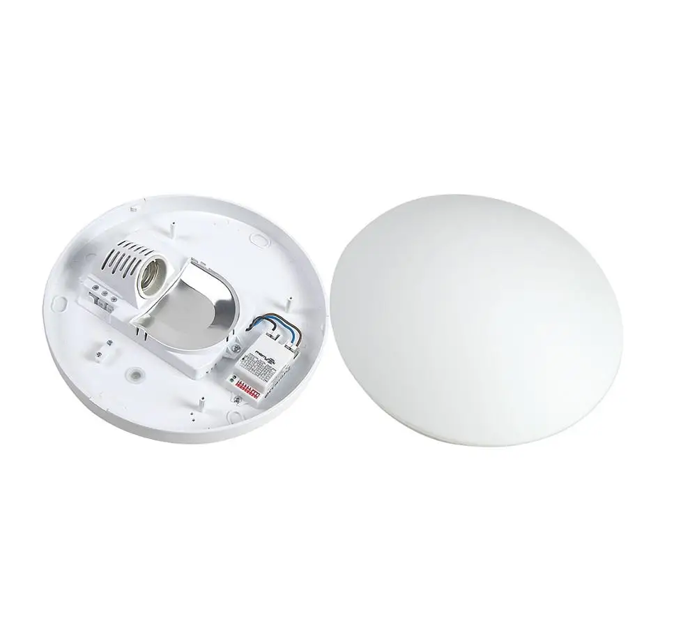 IP44 E27 Glass cover LED Ceiling Lamp bulb sensor living room bedroom lighting modern hallway lights circular lights