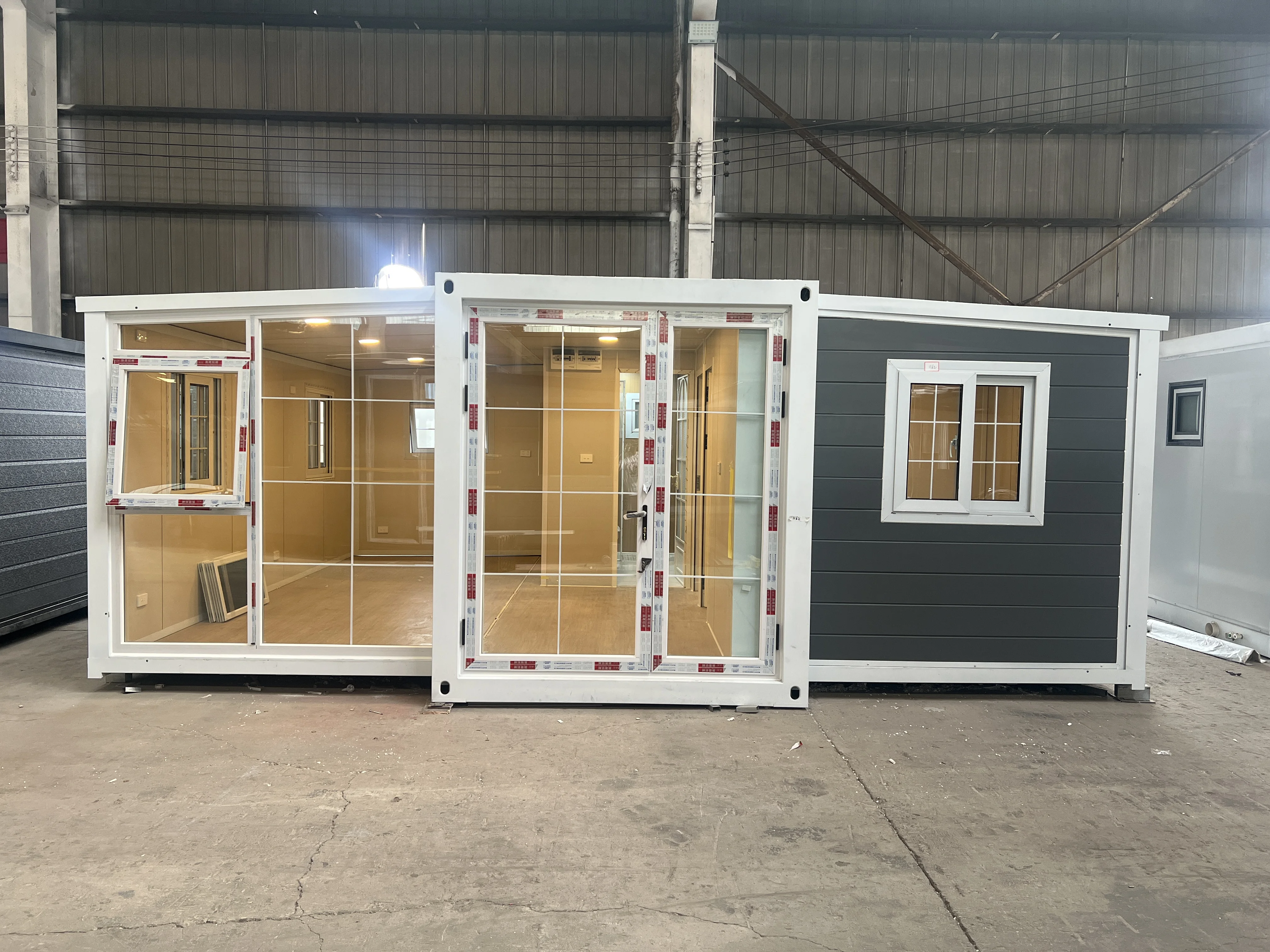product professional design luxury prefabricated steel container house portable collapsible expandable container house for sale517-5