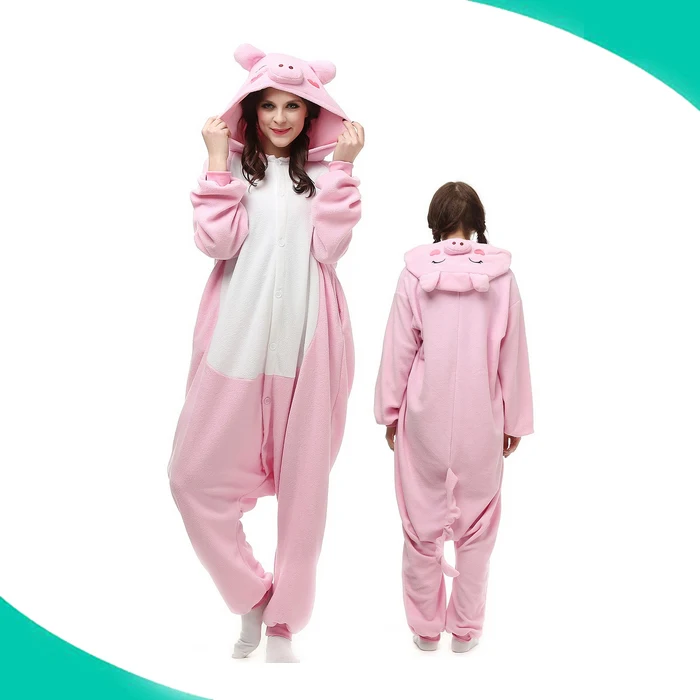 high quality factory custom fleece winter women onesies pajamas nightwear