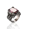 fashion jewel ring new stainless steel fashion gemstone ring for men