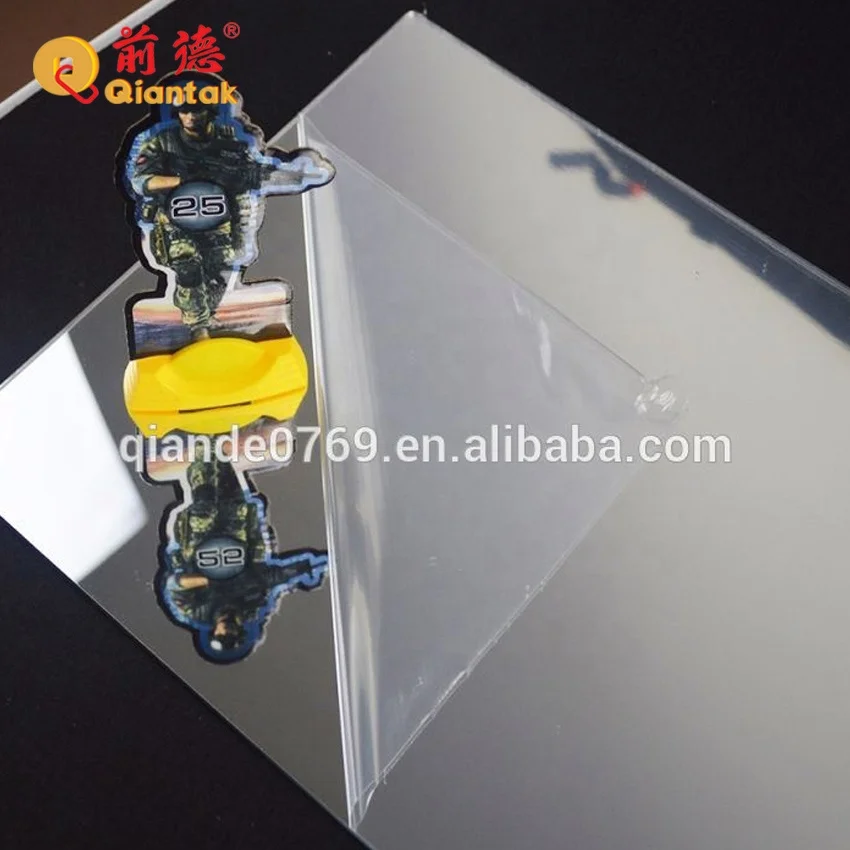 Customized Laser Cutting Plastic Two Way Mirror Acrylic Mirror Sheets