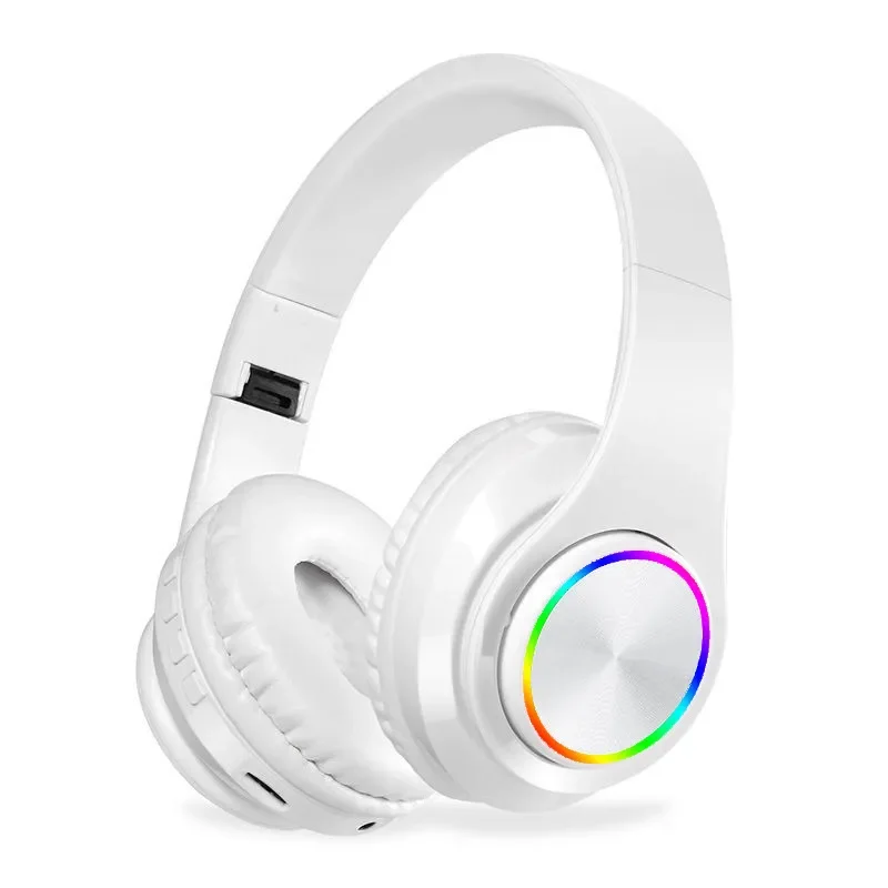 B39 LED Light Foldable Wireless Cat Headphones - Noise Cancel