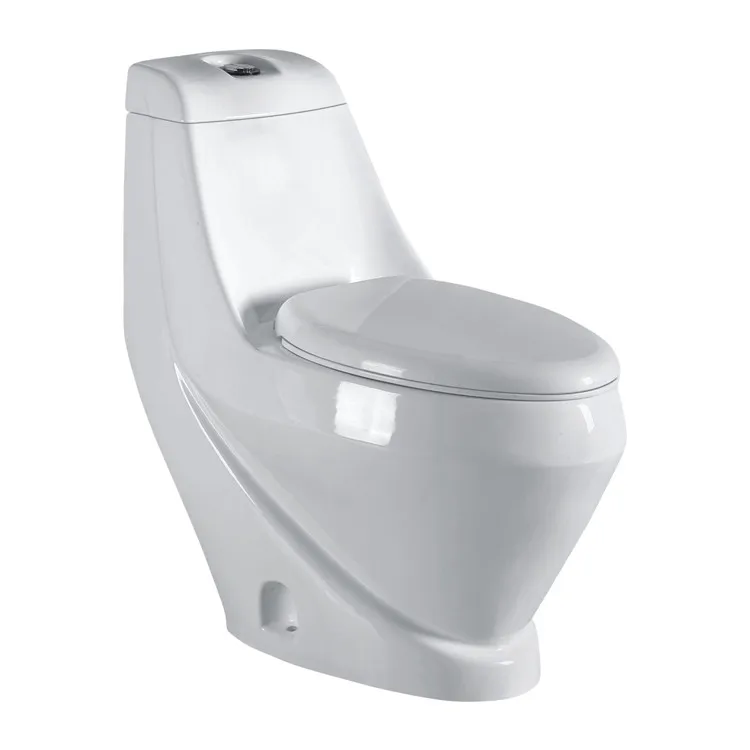 Best quality hotel villa apartment  dual flush ceramic  one piece washdown toilet