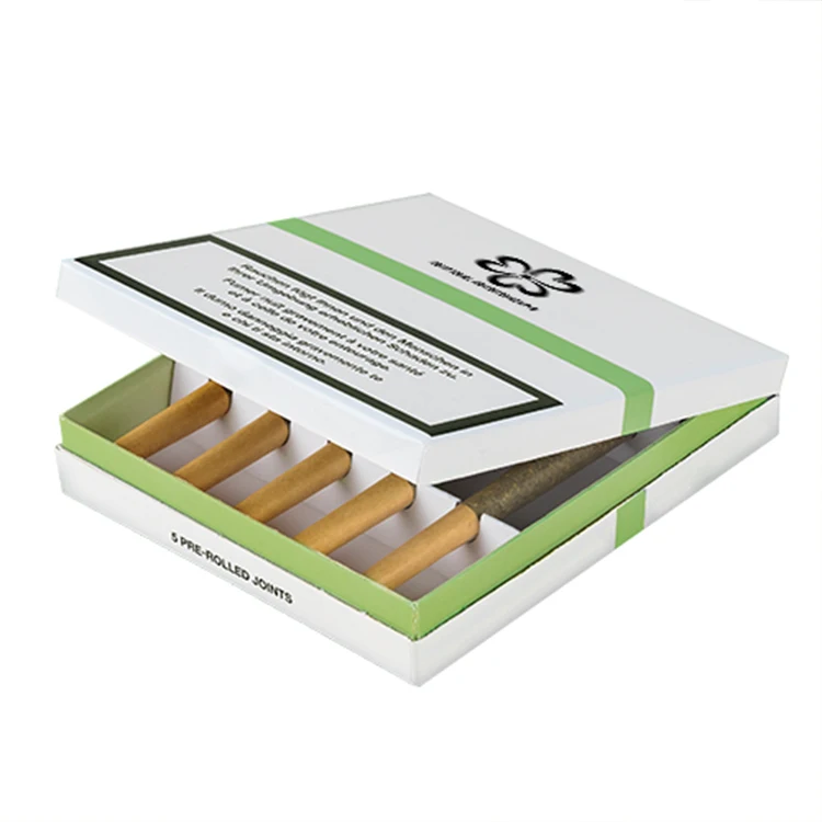 Custom Pre Roll Packaging Boxes Cigarette Box For Pre-rolled Joints ...