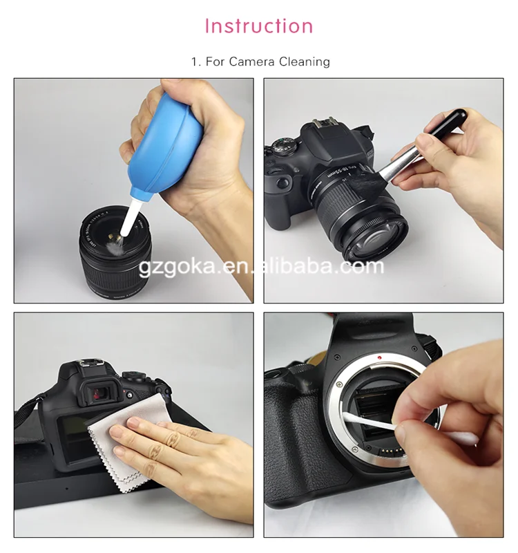 Dust Cleaner Camera Screen Tv Cleaning Kit 5 In 1 Lcd Cleaner Cameras