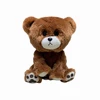 2019 new design cute bear toy angry face bear feeling expression bear toy
