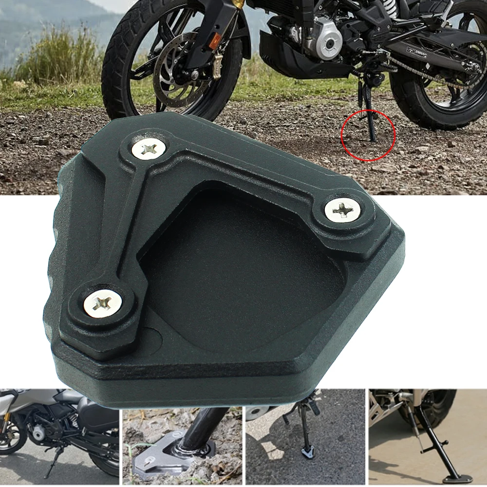 Fit For BMW G310GS Motorcycle Kickstand Support Plate Foot Side Stand Enlarge Extension Pad For 310GS G 310 GS 2017 2018