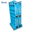 customized bottles display for shop mall, pop vacuum flask display with Lcd screen,cell phone accessory display stand