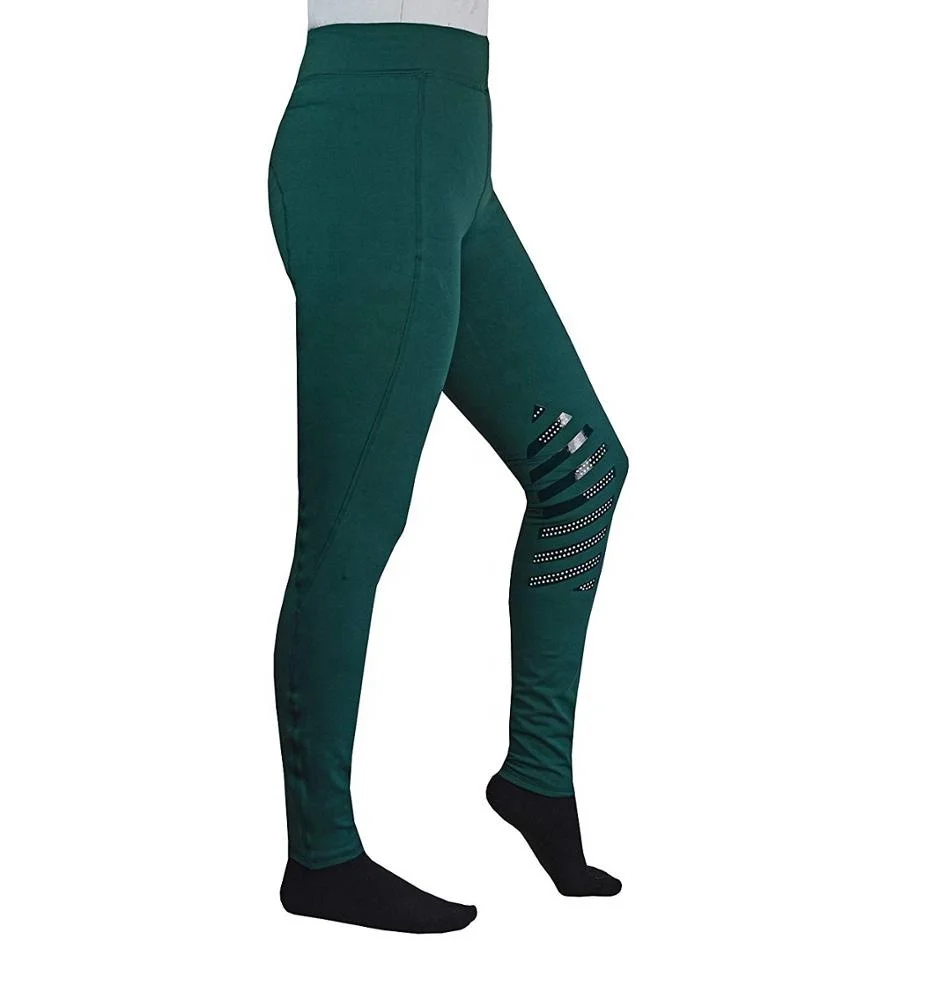 Equestrian Clothing Knee Grips Silicone Horse Riding Pants Leggings