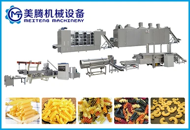 Screw, Shell Macaroni Extruded Snacks Processing Line