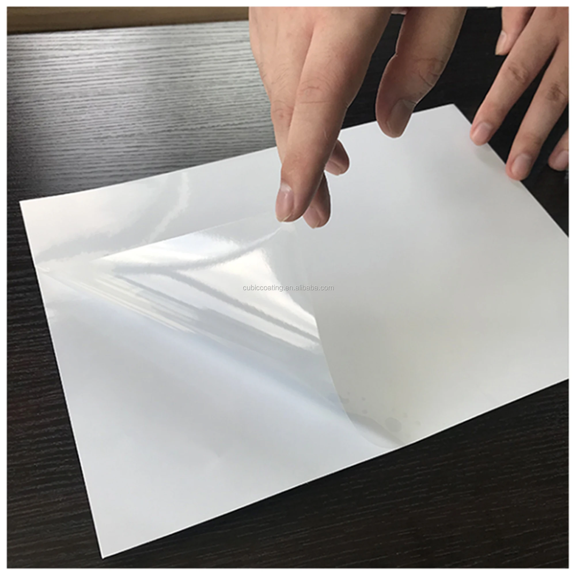 imprimibles en inyección de tinta Paquete de 15 hojas de vinilo autoadhesivas transparentes tamaño A4 