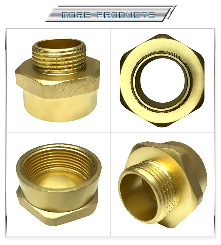 OEM PED Brass Hot Forging parts turning connecter china forging