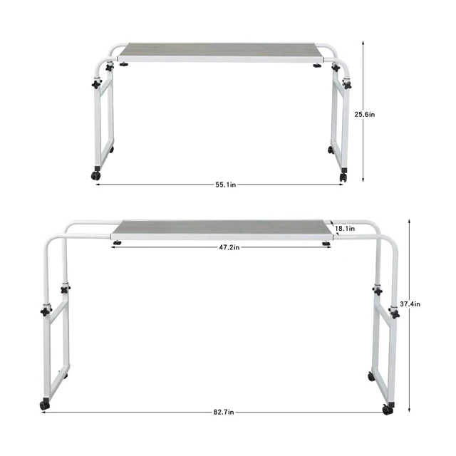 Стол над кроватью на колесиках
