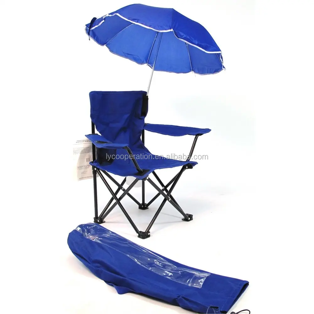 стул с зонтиком складной