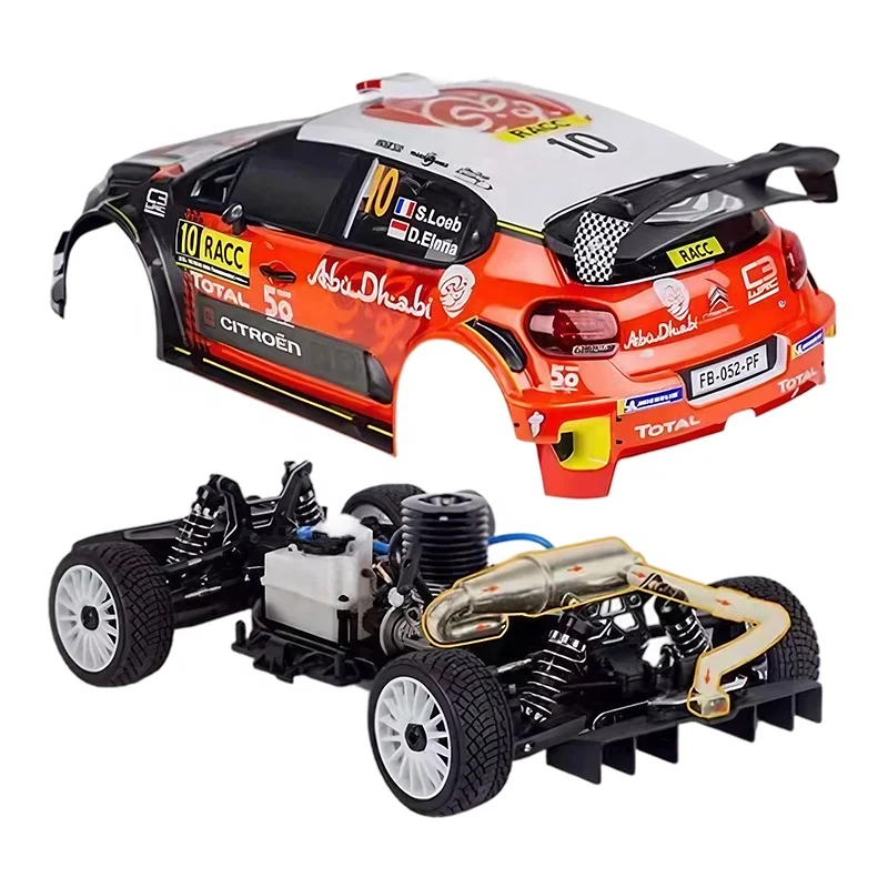 Traction Hobby Citroen C3 WRC 1/7 Nitro Gas Drift RC Rally Car Kit