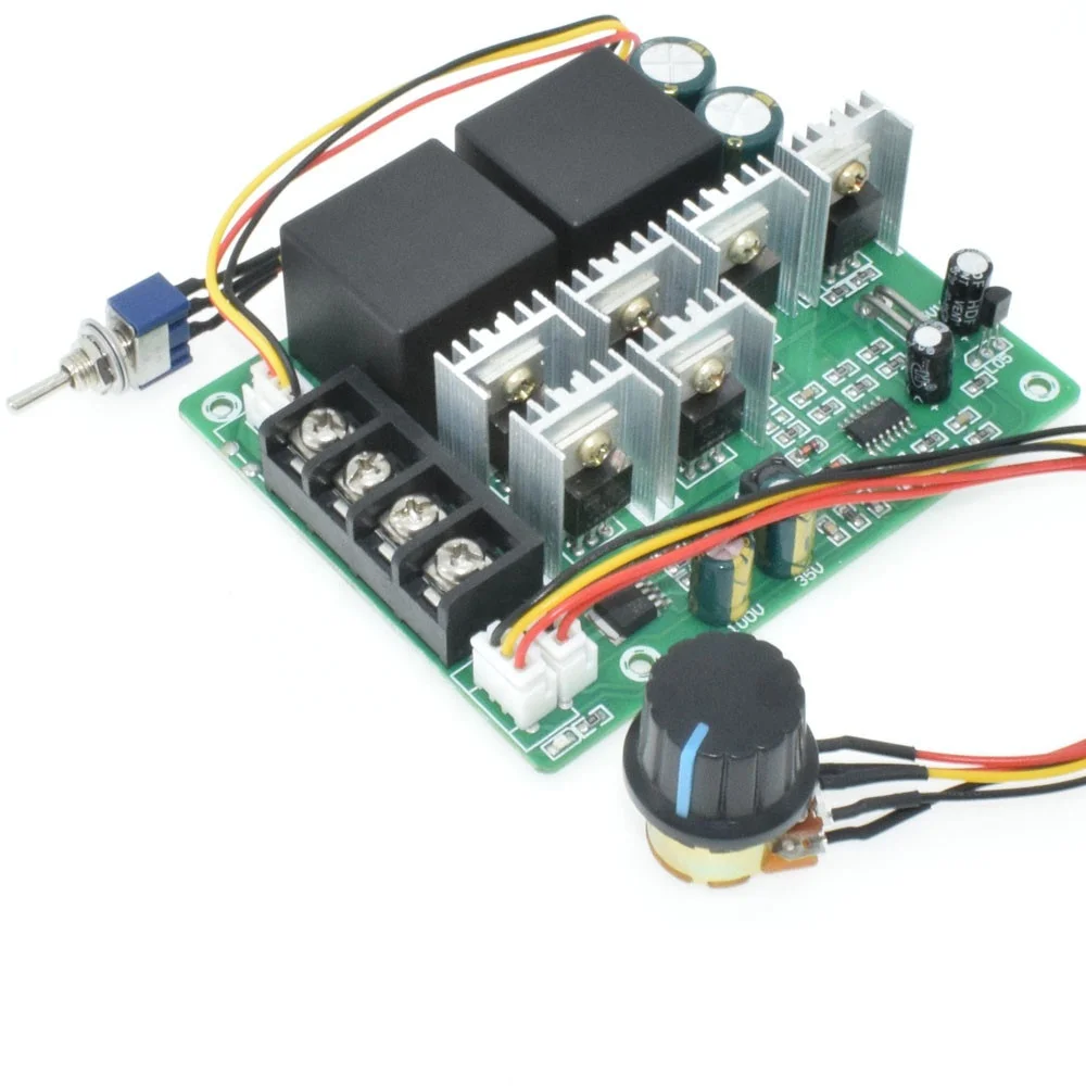 Taidacent Forward Rotation 40A 12 Volt Rheostat Switch Dimmer Motor DC Potentiometer to Control Motor Speed