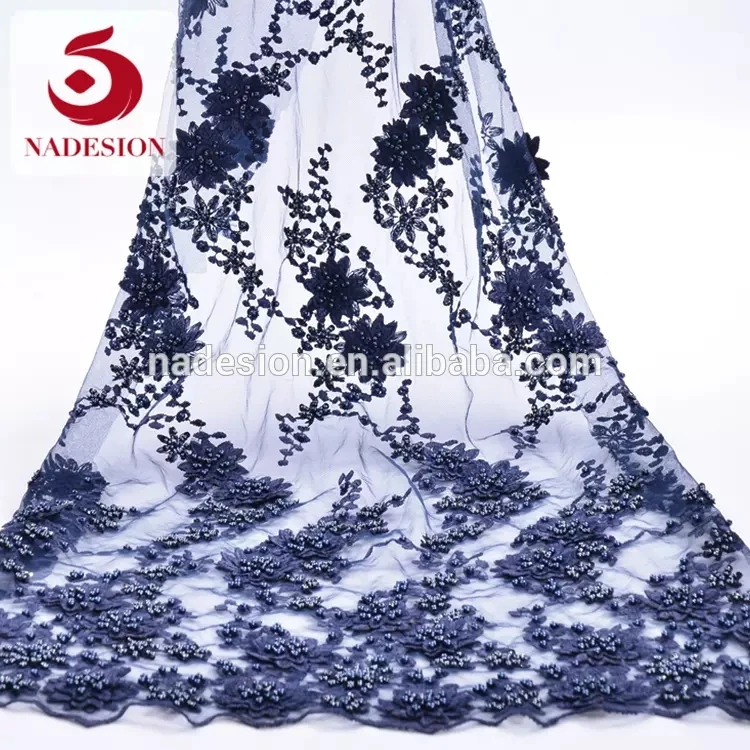 Wholesale Champagne Gold Embroidery Lace Fabric Clothing 2018 Buy